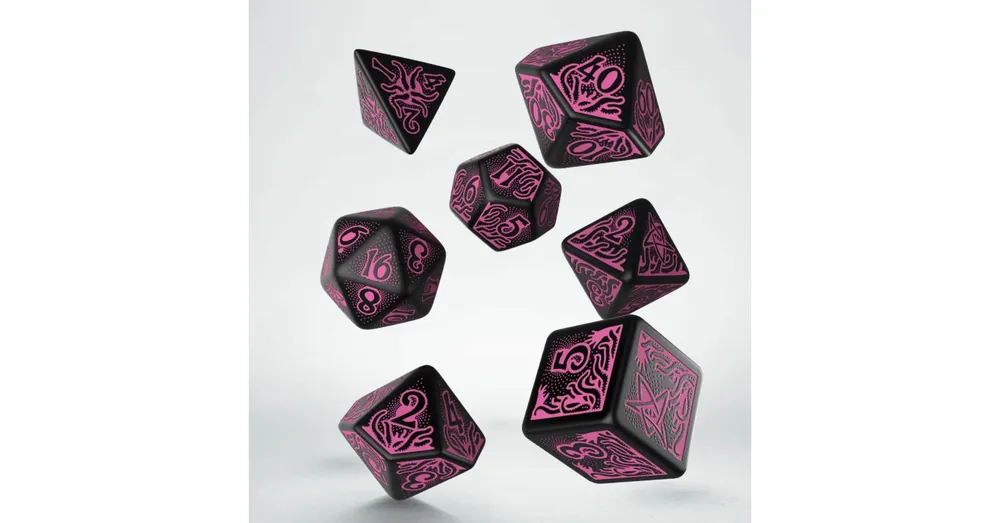 Dobókockakészlet, Call of Cthulhu fekete/magenta Árengedmény