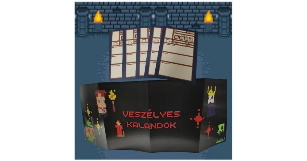 Veszélyes kalandok mesélői paraván Alacsony ár