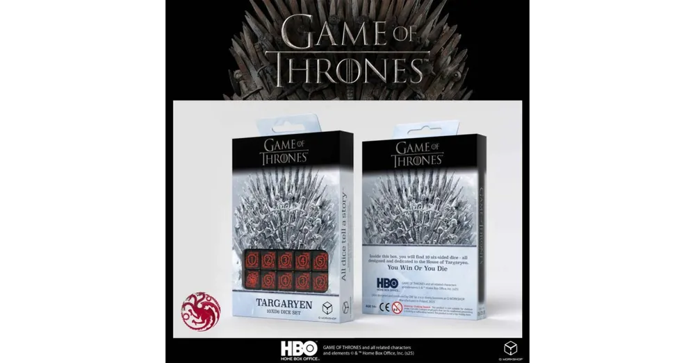 Dobókocka készlet, GoT Targaryen 10xD6 szett Olcsó