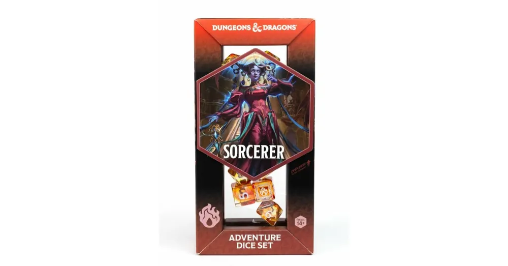 Biztonságos fizetés D&D Adventurer dobókocka készlet - Sorcerer
