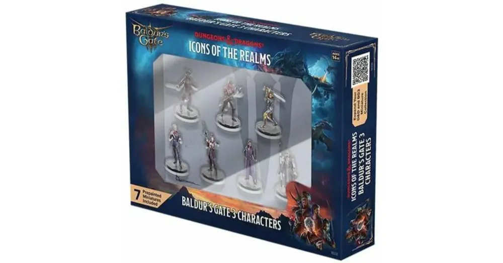 D&D Icons of the Realms Miniatures Baldur‘s Gate 3 Boxed Set Expressz kézbesítés