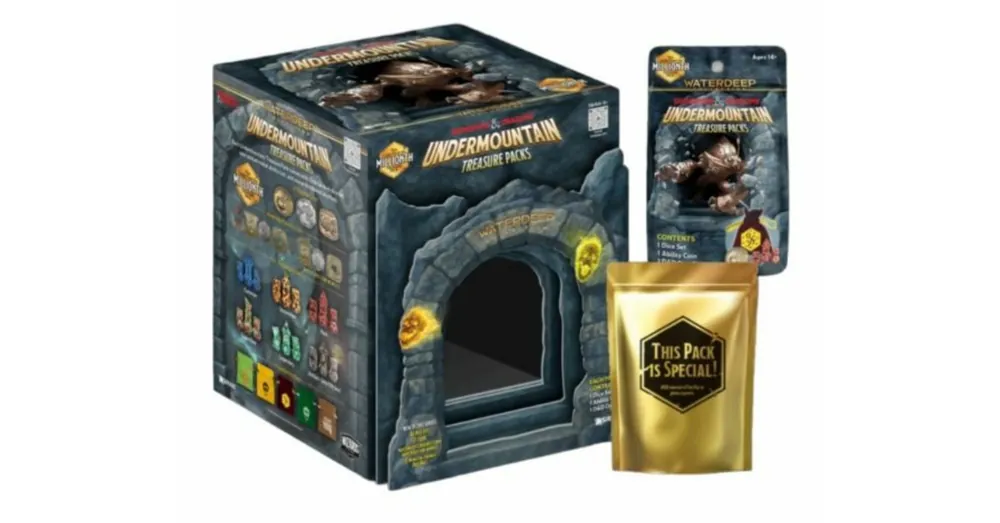 Dungeons & Dragons Undermountain Treasure Pack dobókocka készlet (Blind Box) Biztonságos fizetés