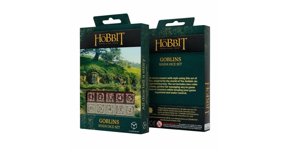 Biztonságos fizetés Dobókocka készlet - The Hobbit (10d6)