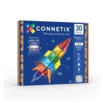 Szuper akció Connetix 30 db-os mágneses építőjáték világító elemmel