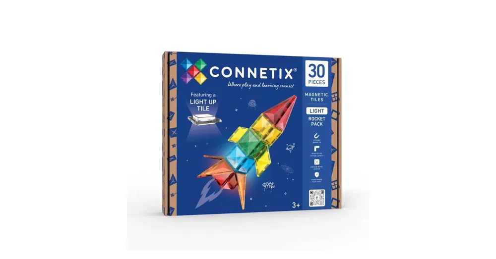 Szuper akció Connetix 30 db-os mágneses építőjáték világító elemmel