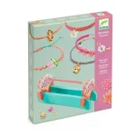 Legkelendőbb Ékszerkészítő készlet - Rózsaszín makramé karkötők