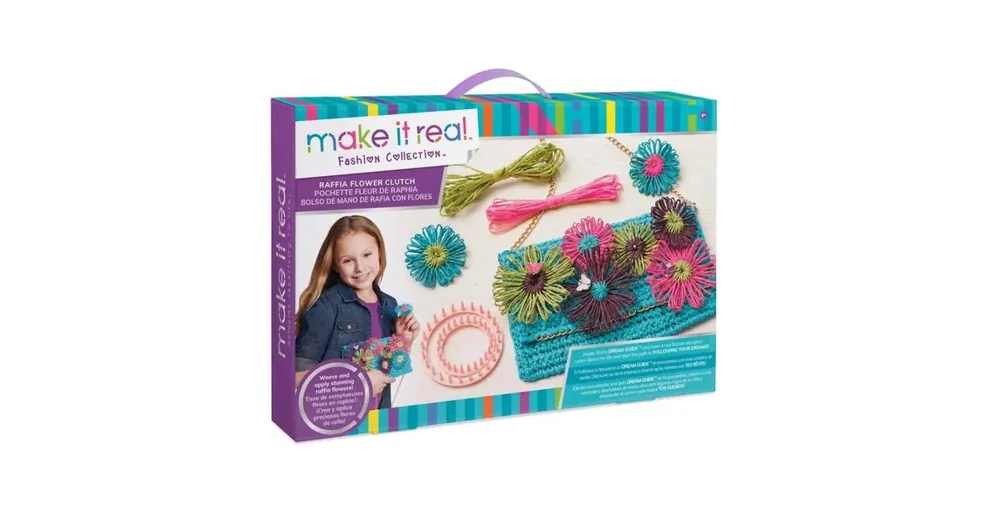 Make It Real Virágos raffia kistáska készítő Outlet