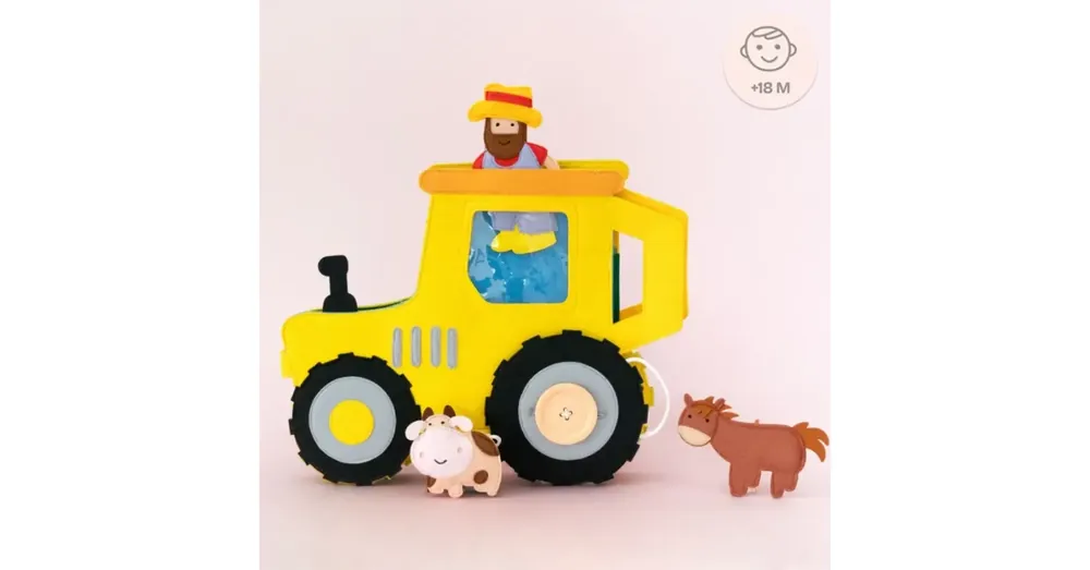 Montessori fejlesztő könyv - Első farmom - Traktor Legkelendőbb