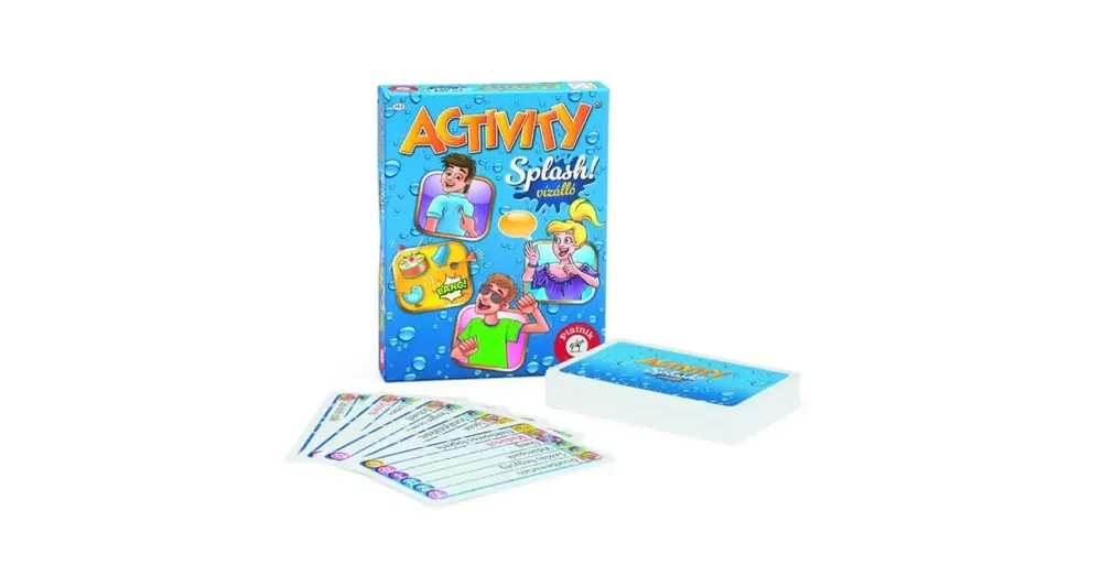 Csak ma Activity Splash vízálló kártyajáték