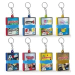 Újdonság Hasbro mini társasjátékok kulcstartón - többféle (1db)