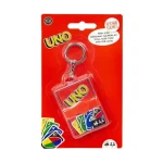 Akciós ár Mini Uno játék utazáshoz kulcstartón