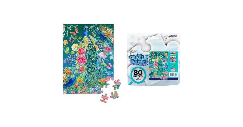 Kedvezmény Mikro Puzzle 80 db-os mini kirakó - Páva
