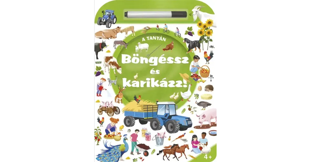 Újdonság Böngéssz és karikázz! - A tanyán letörölhető foglalkoztató