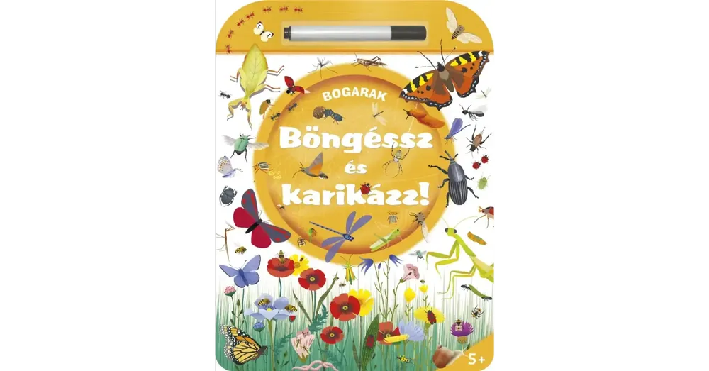 Olcsóbb Böngéssz és karikázz! - Bogarak letörölhető foglalkoztató