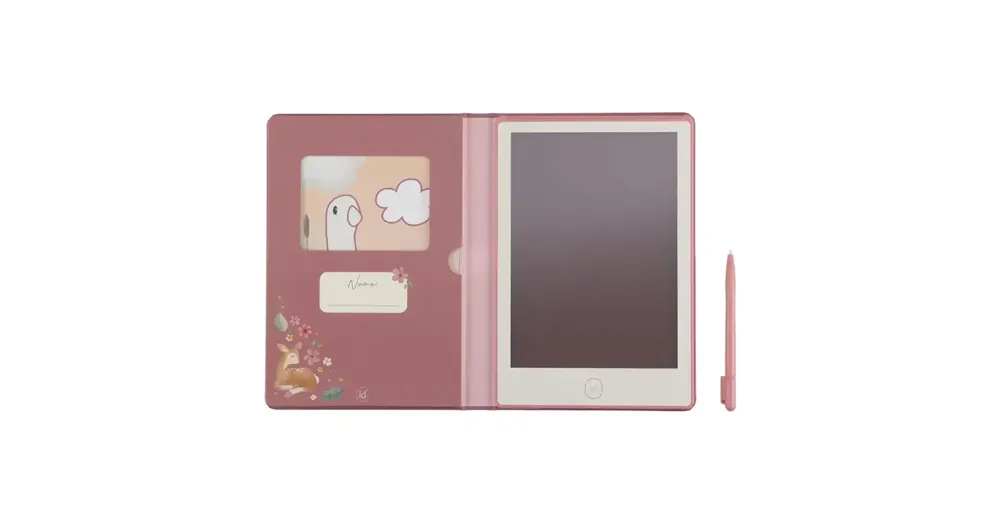 Expressz kézbesítés Little Dutch LCD rajztábla kártyákkal - pink