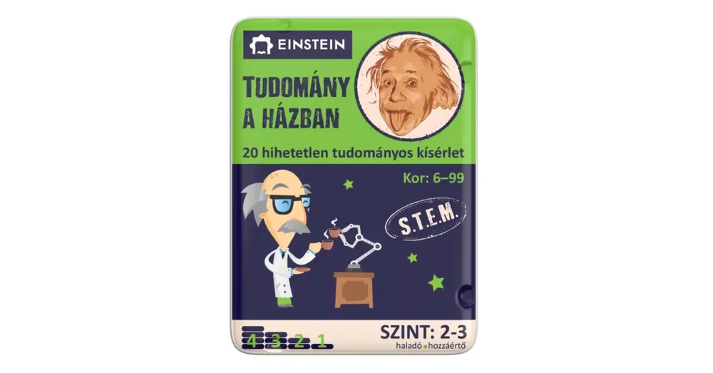 Einstein Tudomány a házban - 20 tudomanyos kísérlet Bestseller