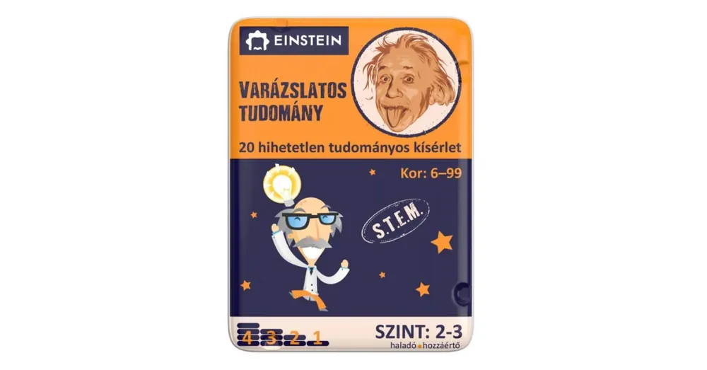 Szezonális akció Einstein Varázslatos tudomány - 20 tudományos kísérlet