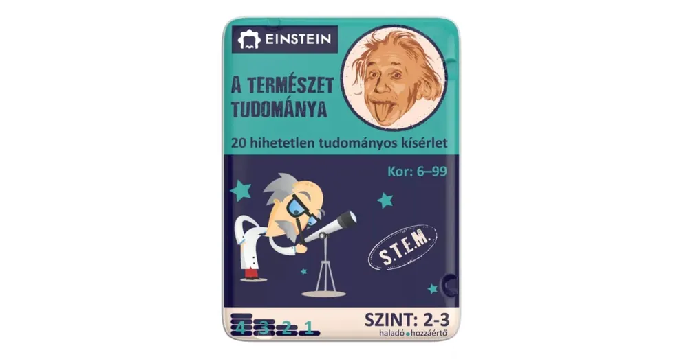 Szuper ajánlat Einstein A természet tudománya - 20 tudományos kísérlet