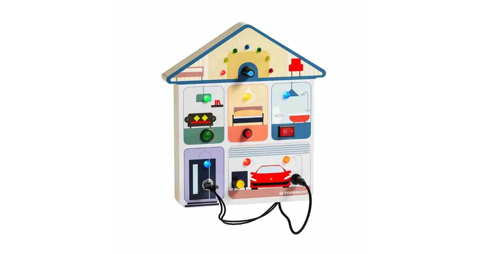 Montessori kapcsolós házikó - Topbright Csak ma
