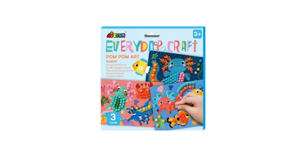 Vedd meg most Kreatív pompom képkészítő - Axolotl