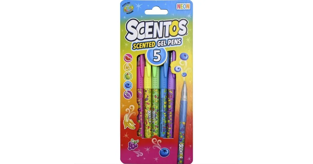 Scentos illatos zseléstoll neon színű 5 db-os Bestseller