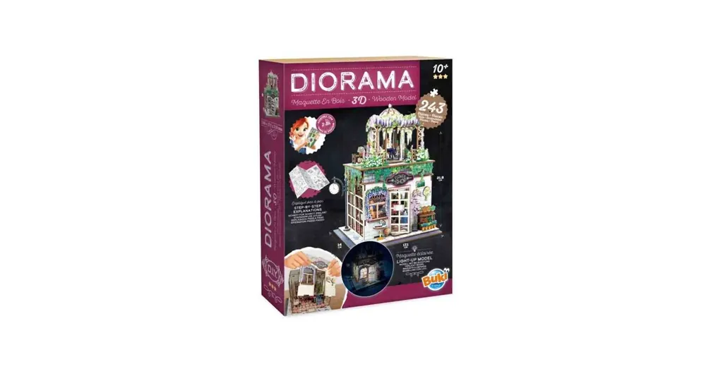 BUKI Dioráma 3D puzzle - Virágbolt Prémium