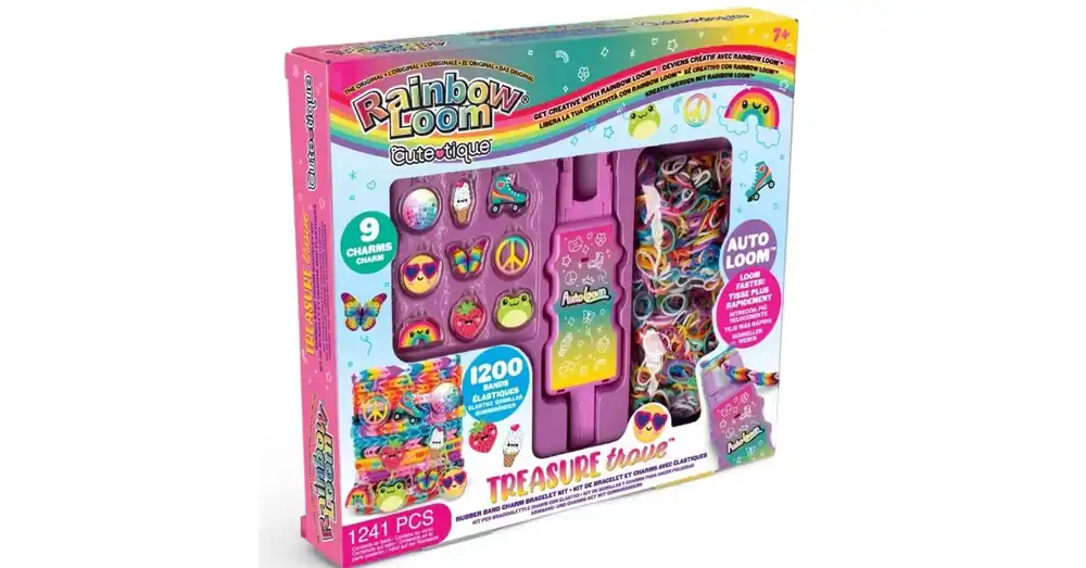 Rainbow Loom Cute Tique Gumikarkötő készítő szett - Kincsesbánya Legnépszerűbb