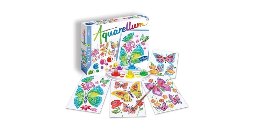 Aquarellum junior - lepkék és virágok Azonnal elérhető