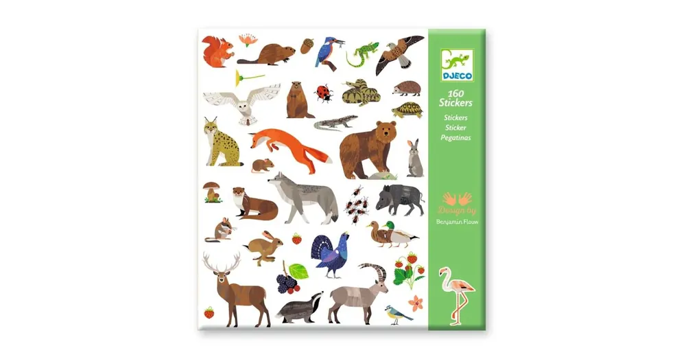 Szuper akció Djeco Matricák - Állatvilág - Fauna