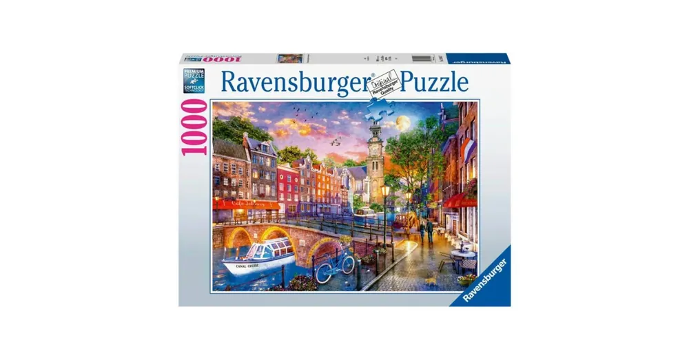 Ravensburger puzzle 1000 db-os - Naplemente Amszterdam Kihagyhatatlan ajánlat