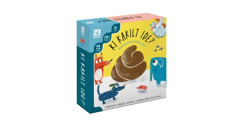 Újdonság Ki kakilt ide? memóriajáték - Pagony