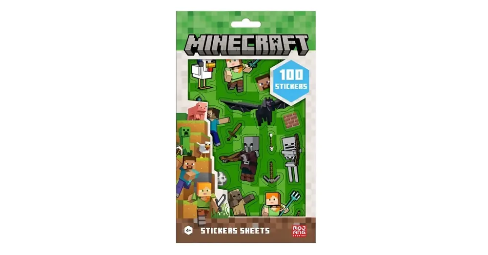 Minecraft 100db-os matrica csomag Újdonság