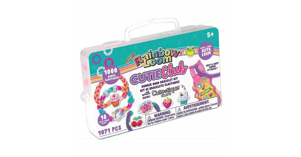 Rainbow Loom Cutie Club gumikarkötő készítő Népszerű