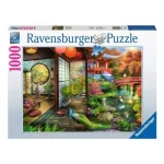 Ravensburger puzzle 1000 db-os - Japán kert, teaház Újdonság