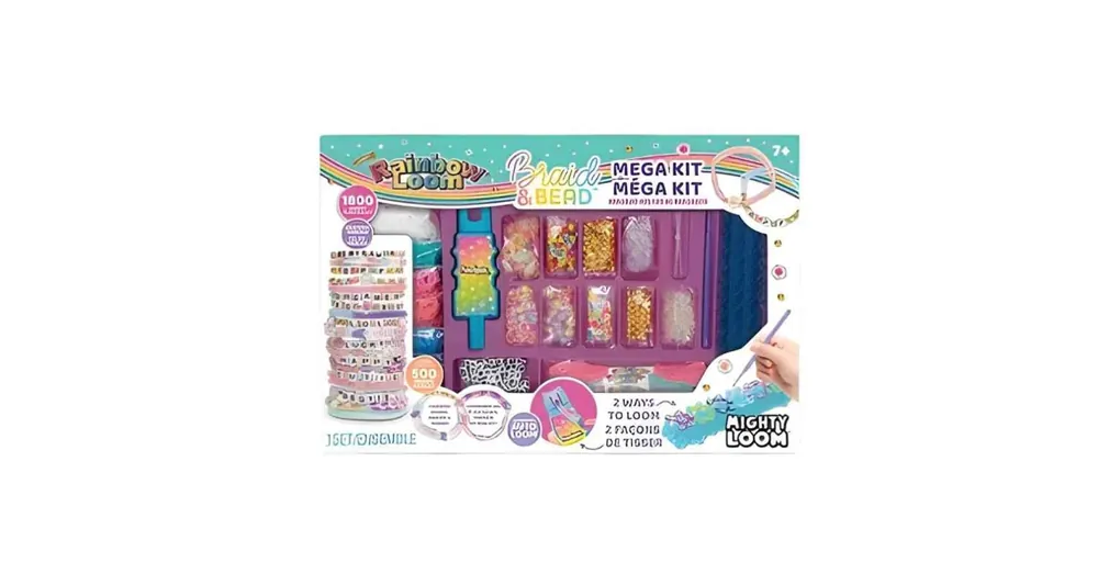 Csak ma Rainbow Loom óriás gumikarkötő- és gyöngyfűző készlet