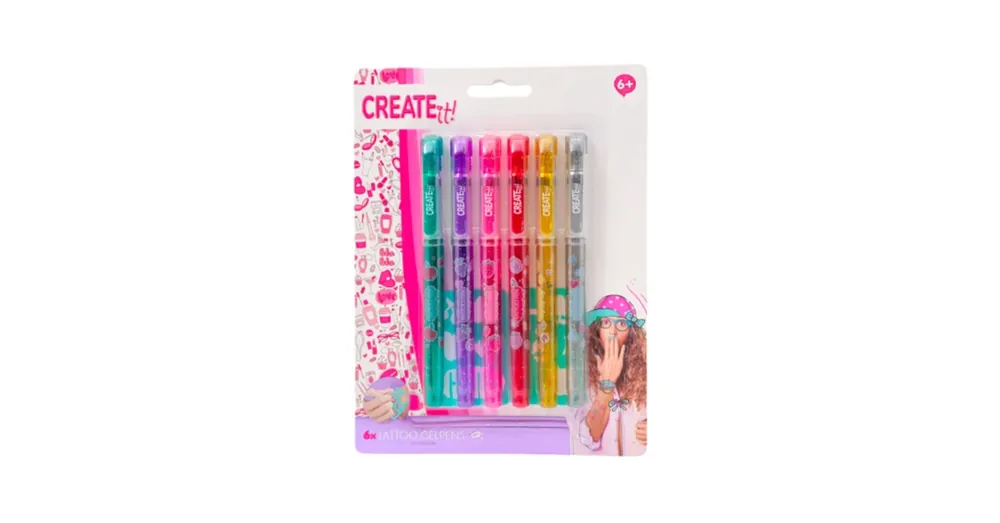 Biztonságos vásárlás Create It! Tetováló zseléstoll szett