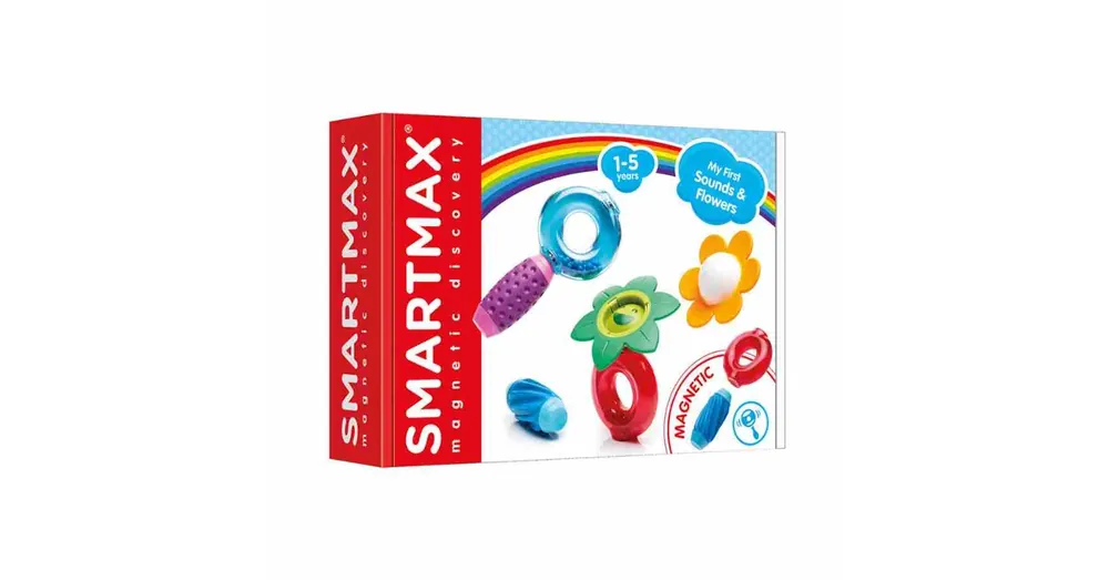 Akciós ár Smartmax - Mágneses építő kicsiknek - Virágok