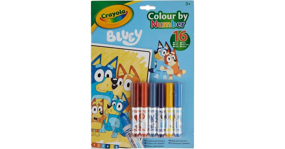 Azonnal elérhető Szám szerinti színező - Bluey