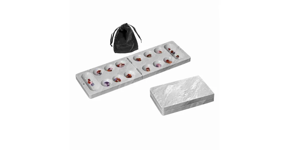 Gyors szállítás Összecsukható kalaha / mancala társasjáték - szürke