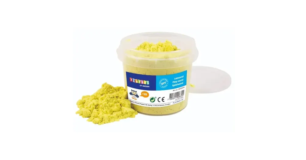 Kinetikus gyurma vödörben 1 kg - sárga Ne maradj le