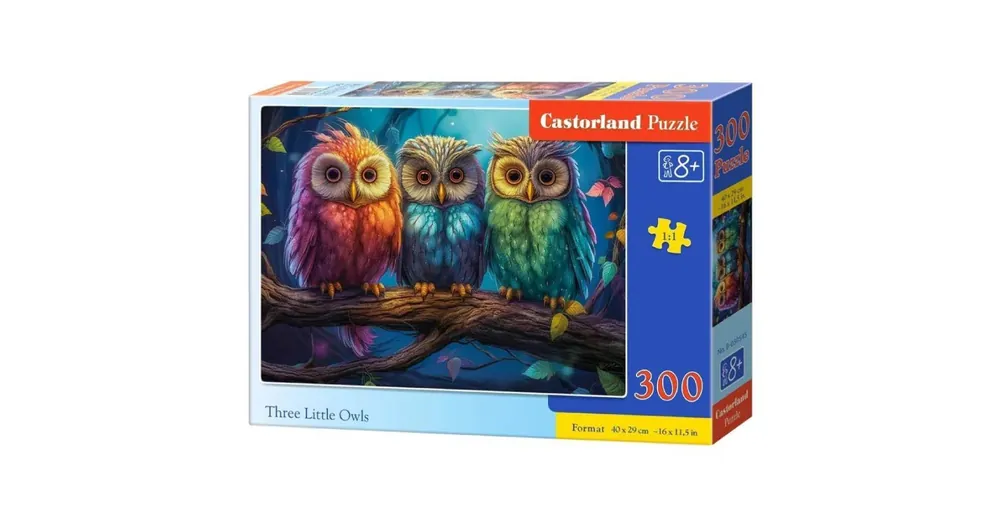 Vedd meg most Három kis bagoly - 300 darabos Puzzle Castorland