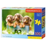 Árengedmény Aranyos tacskók - 100 darabos puzzle Castorland