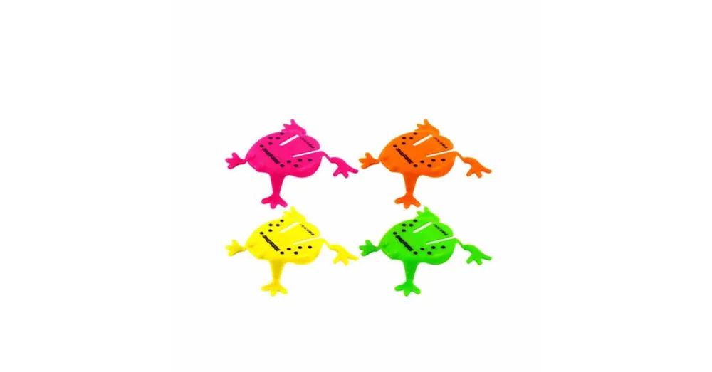 Neon ugró béka több színben, 5,5 cm - 1 db Olcsó