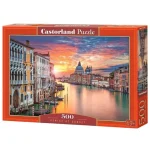 Szuper akció Velence naplementében - 500 darabos Puzzle Castorland