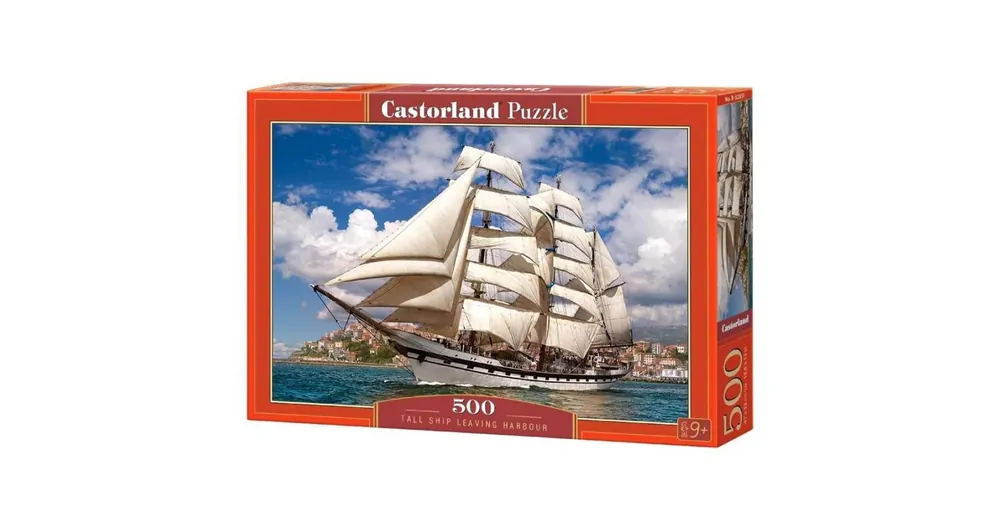 Kikötőt elhagyó nagyhajó - 500 darabos Puzzle Castorland Árengedmény