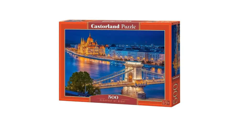 Budapest éjjel - 500 darabos Puzzle Castorland Vásárlói kedvenc