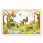 Árcsökkenés Az erdő lakói 24 db-os fa puzzle - Goki