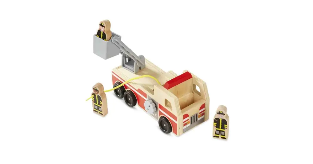 Fa létrás tűzoltóautó - Melissa & Doug Azonnali szállítás