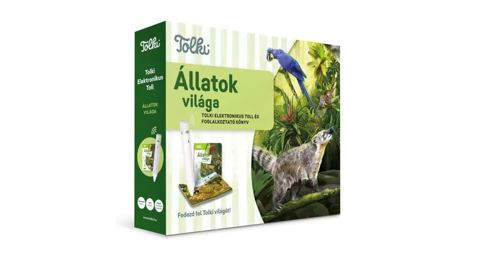 Tolki - Állatok világa interaktív szett tollal Akciós ár