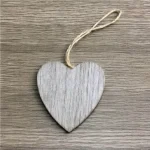 Dekorációs szív fából, többféle 6x7 cm Bestseller